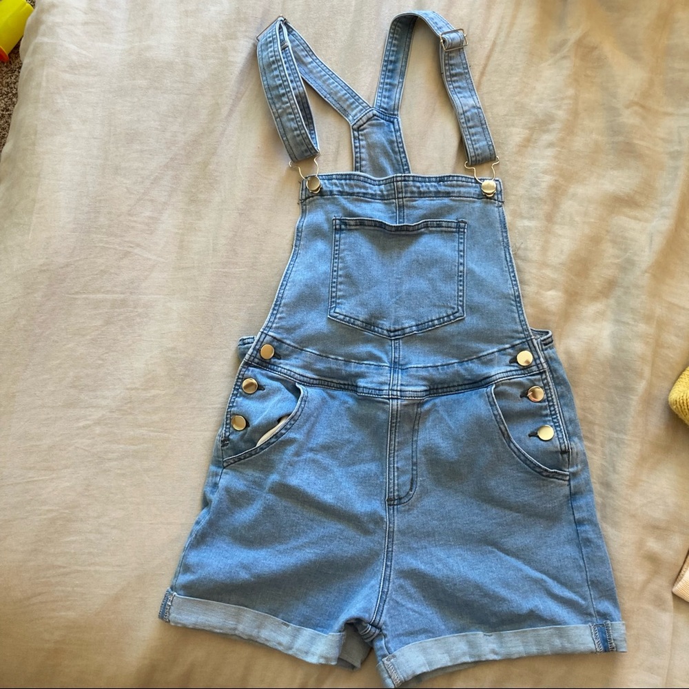 Amazon jean short overalls